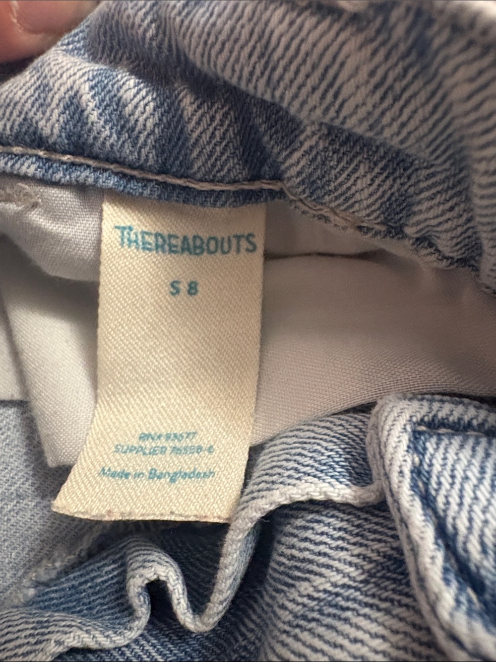 Kids Cargo Jeans - Black and Light Blue Denim - Picture 7 of 8